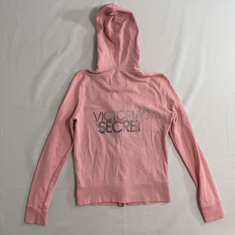 Victoria's Secret Supermodel Essentials Hoodie Jacket Full Zip Up Size Small